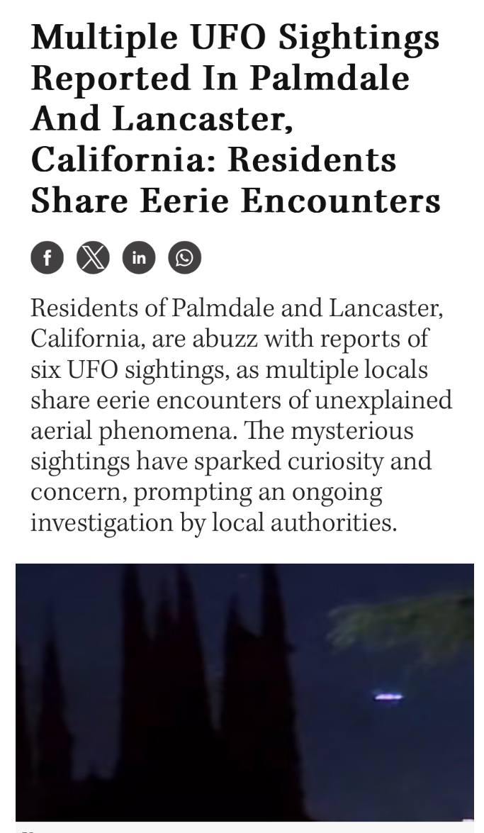 UFO sightings have been reported  in California with residents detailing their experiences on the Ring Neighbors app